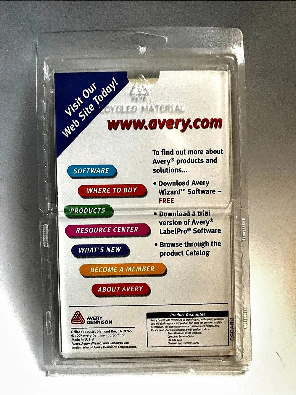 Avery File Folder Labels Dark Blue 232 Labels NWT